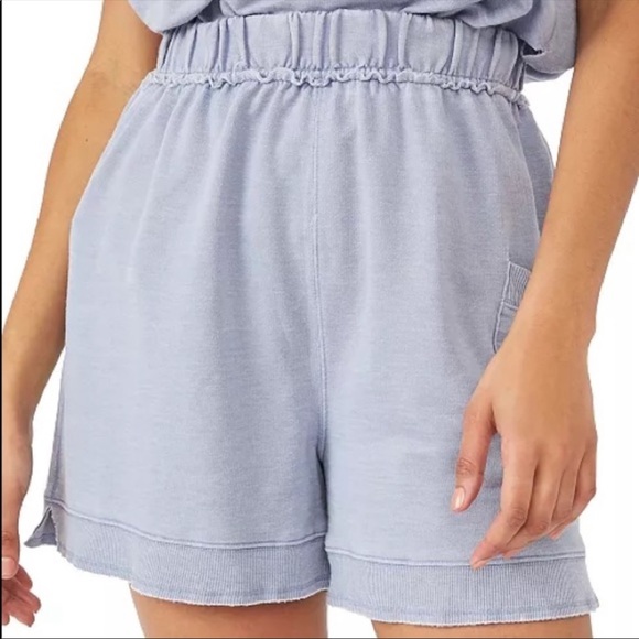 Free People Cozy Girl Shorts - Sea Foam - Picture 3 of 6